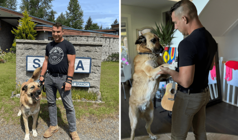 Long-term resident Oso finds forever dog dad - BC SPCA