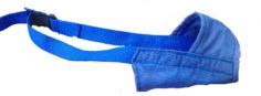 Blue fabric muzzle