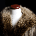 Fur coat on mannequin