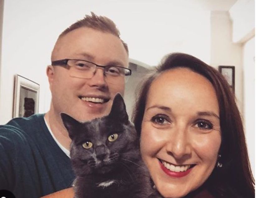 Paul, Megan and Quinn in a family photo