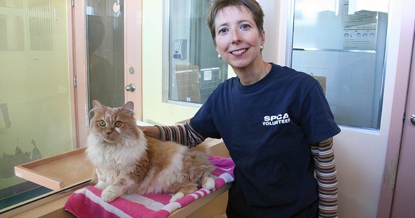 Shawna Willan with cat